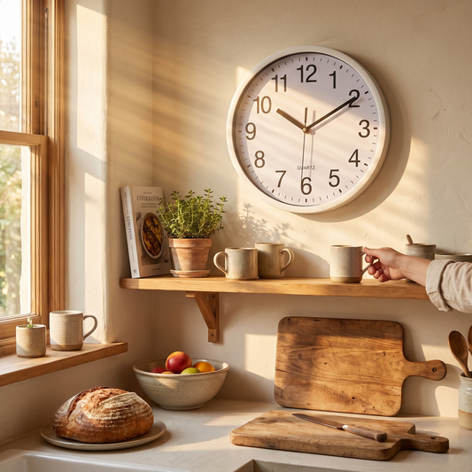 Classroom Silent Wall Clock 25cm