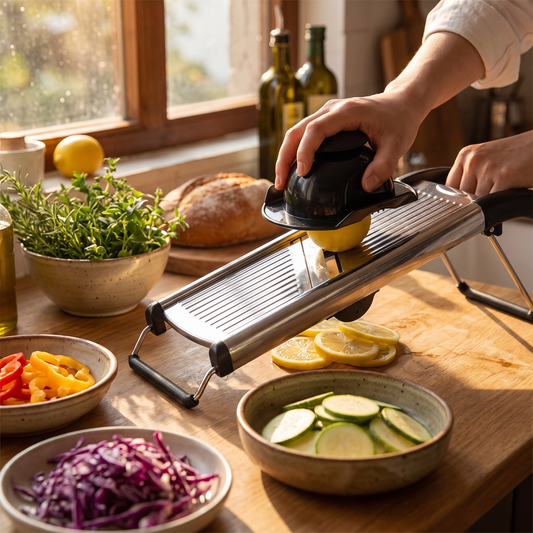 Adjustable Stainless Steel Mandoline Slicer