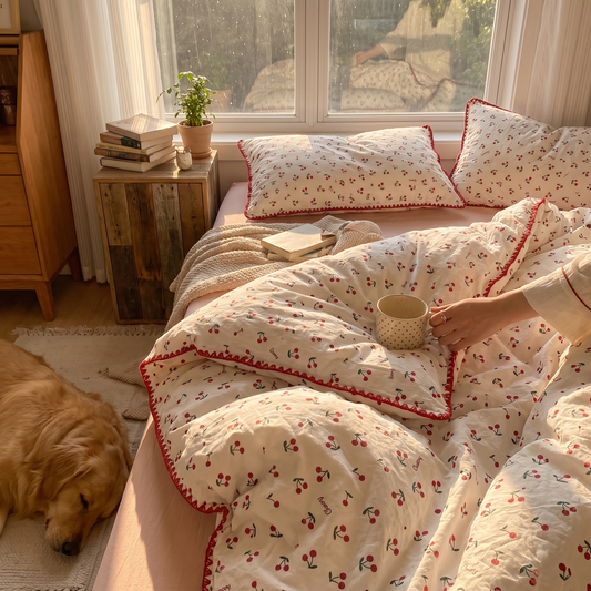 Blossom and Berry Floral Bedding Set