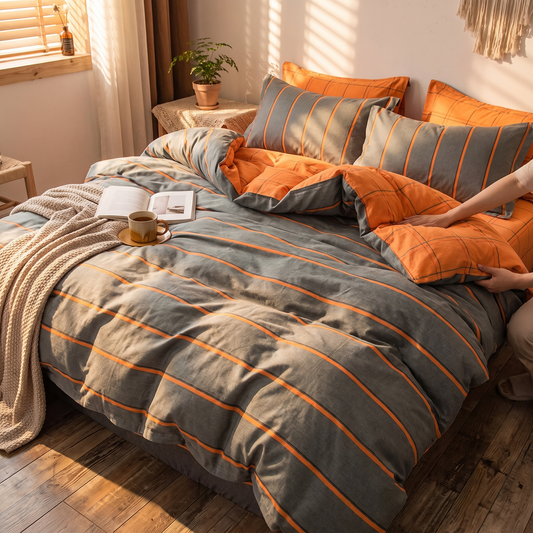 Tova Abstract Duvet Cover Set
