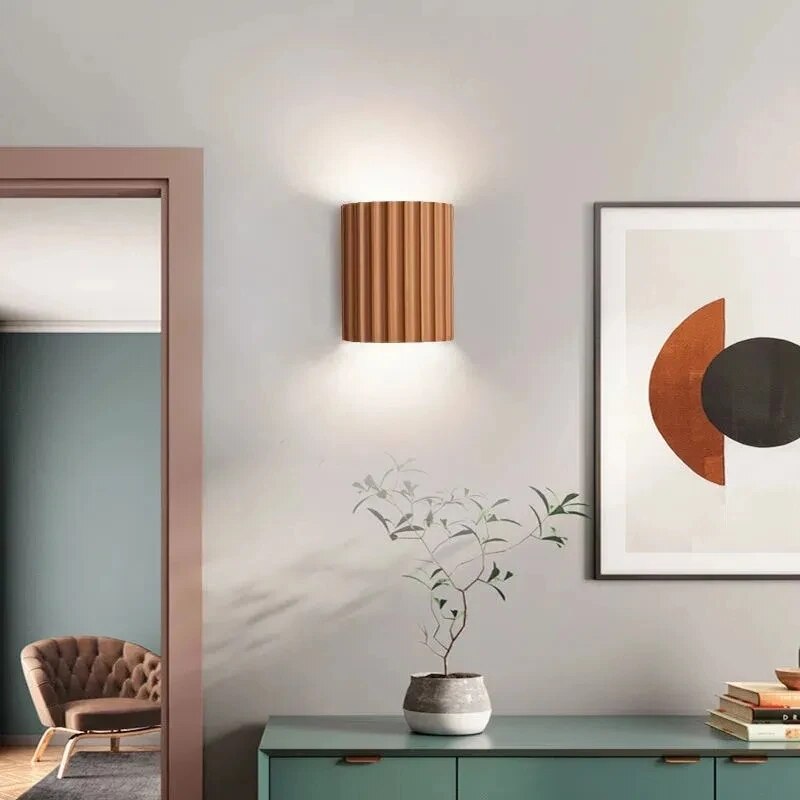 Resin Macaron LED Wall Light