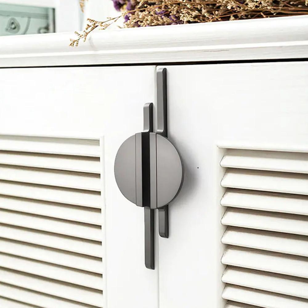 Half Moon Cabinet Handles, Pair