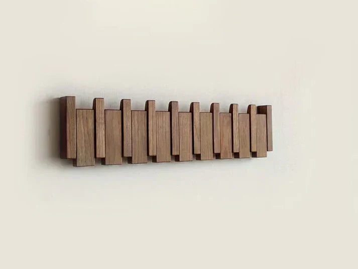 Piano Key Folding Coat Rack