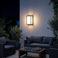 Ilia LED wall light on a modern facade