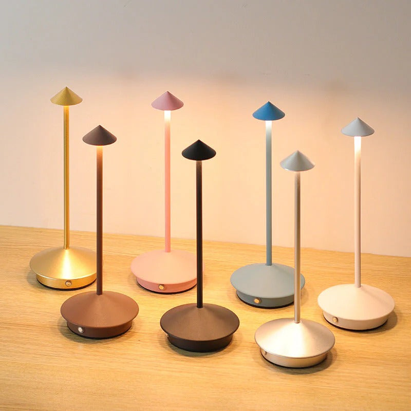 LumiGlow lamp lit