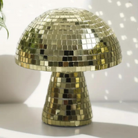 Disco mushroom lamp lit