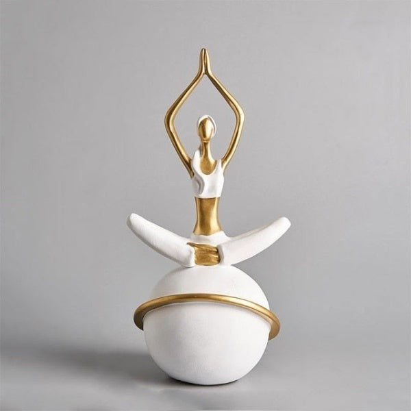 Seated Meditation Figure Sculpture