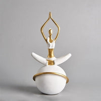 Seated Meditation Figure Sculpture