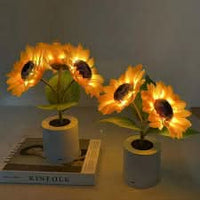 Sunflower LED Table Lamp 28cm