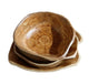 Teak root wood decorative bowl
