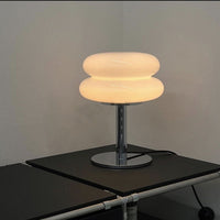 Glass Shade USB Table Lamp 28cm