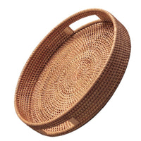 Rattan Serving Tray 35cm