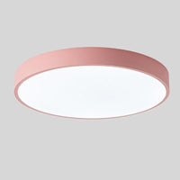 Macaron Wood-Trim Ceiling Light