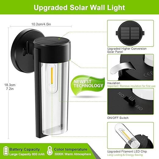 Solar Deck and Post Lights, Pair