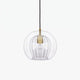 Juna Glass Globe Pendant Light on white background