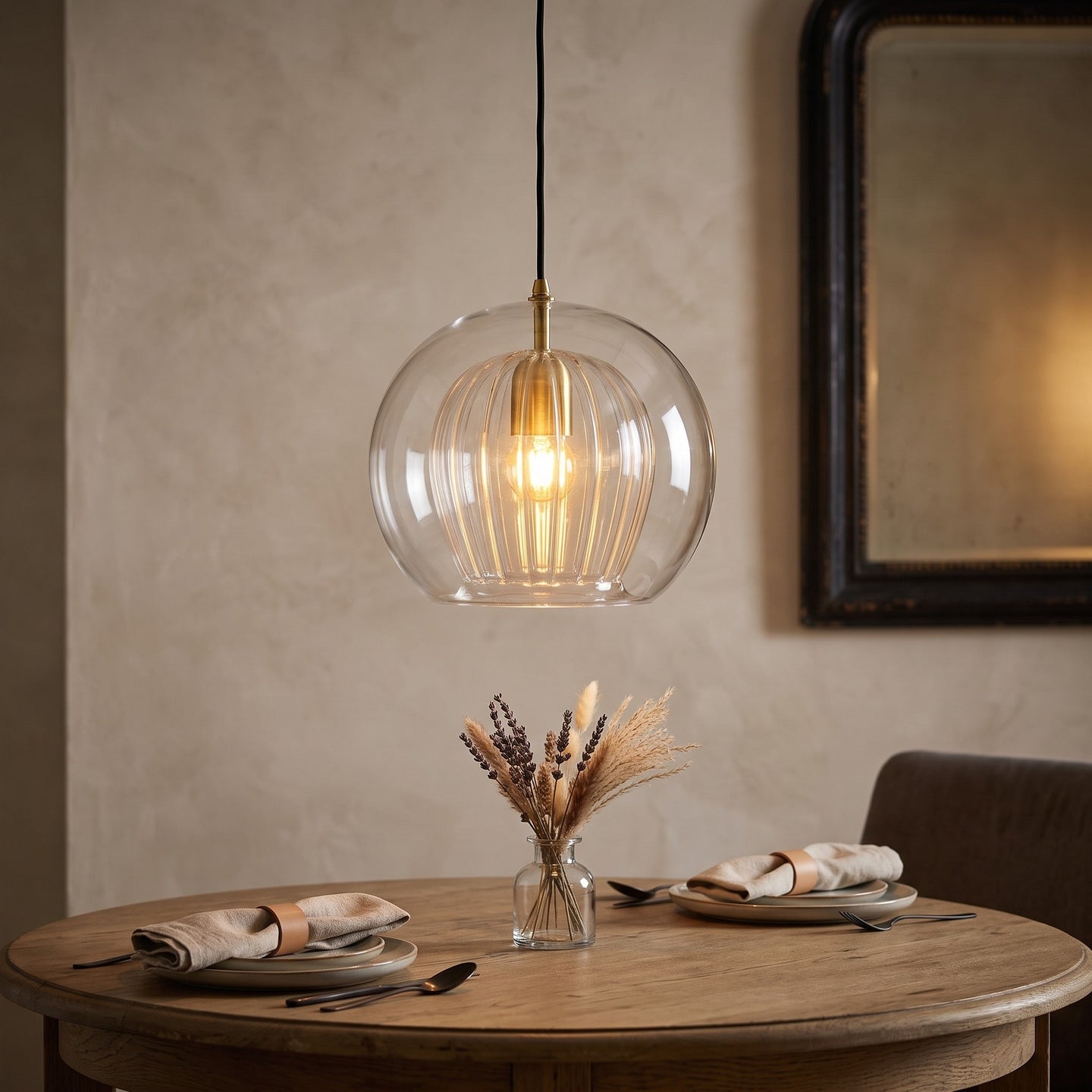 Juna pendant over a dining table