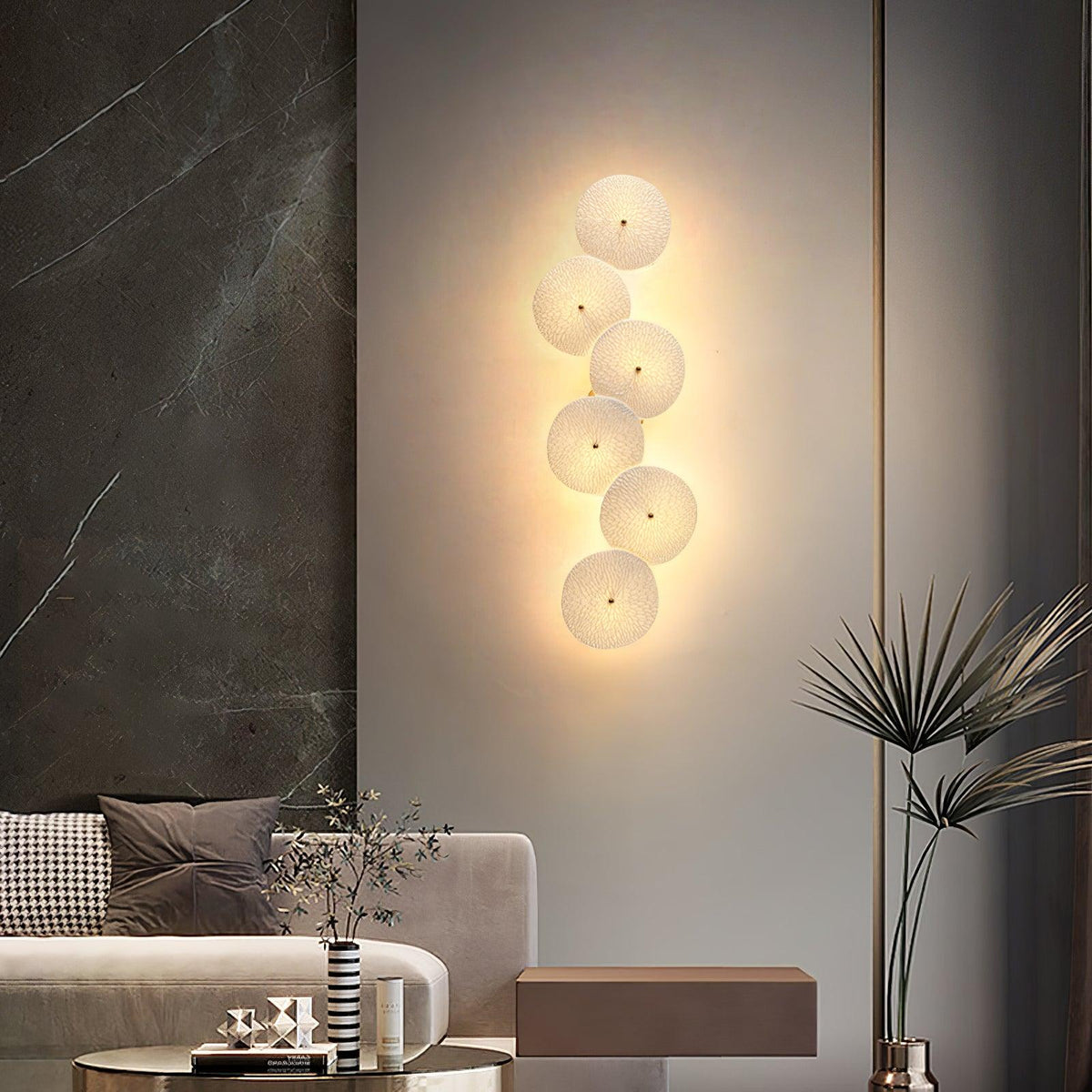 Flore Ceramic Cascade Wall Light