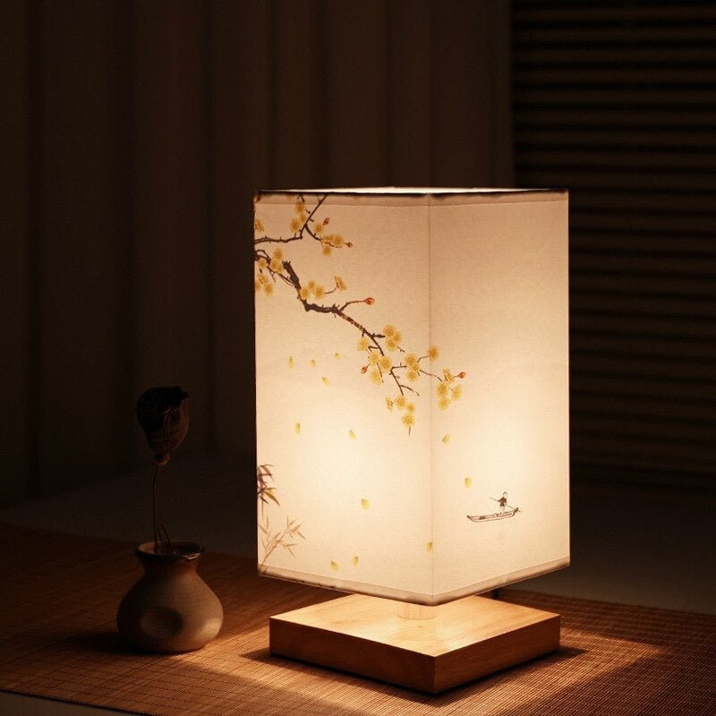 Japanese Pattern Table Lamp 27cm