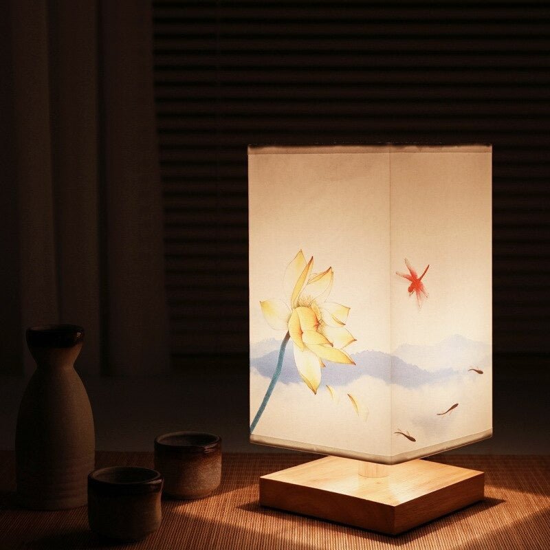 Japanese Pattern Table Lamp 27cm