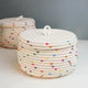 Cotton Rope Storage Basket with Lid