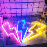 Lightning Bolt LED Neon Sign 34cm