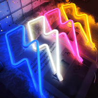 Lightning Bolt LED Neon Sign 34cm