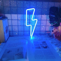Lightning Bolt LED Neon Sign 34cm