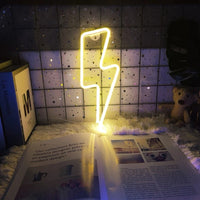 Lightning Bolt LED Neon Sign 34cm
