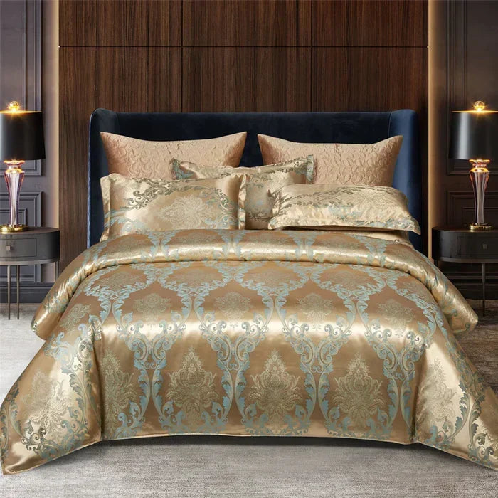 Satin Jacquard Duvet Cover Set