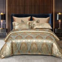 Satin Jacquard Duvet Cover Set