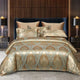 Satin Jacquard Duvet Cover Set