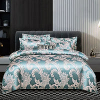 Satin Jacquard Duvet Cover Set