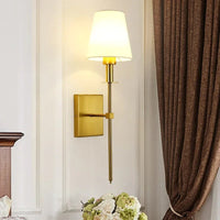 Fabric Shade Swing Wall Light