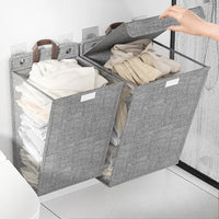 Wall-Mounted Folding Laundry Basket