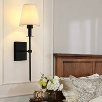 Fabric Shade Swing Wall Light