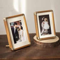 Brass-Corner Wooden Photo Frame