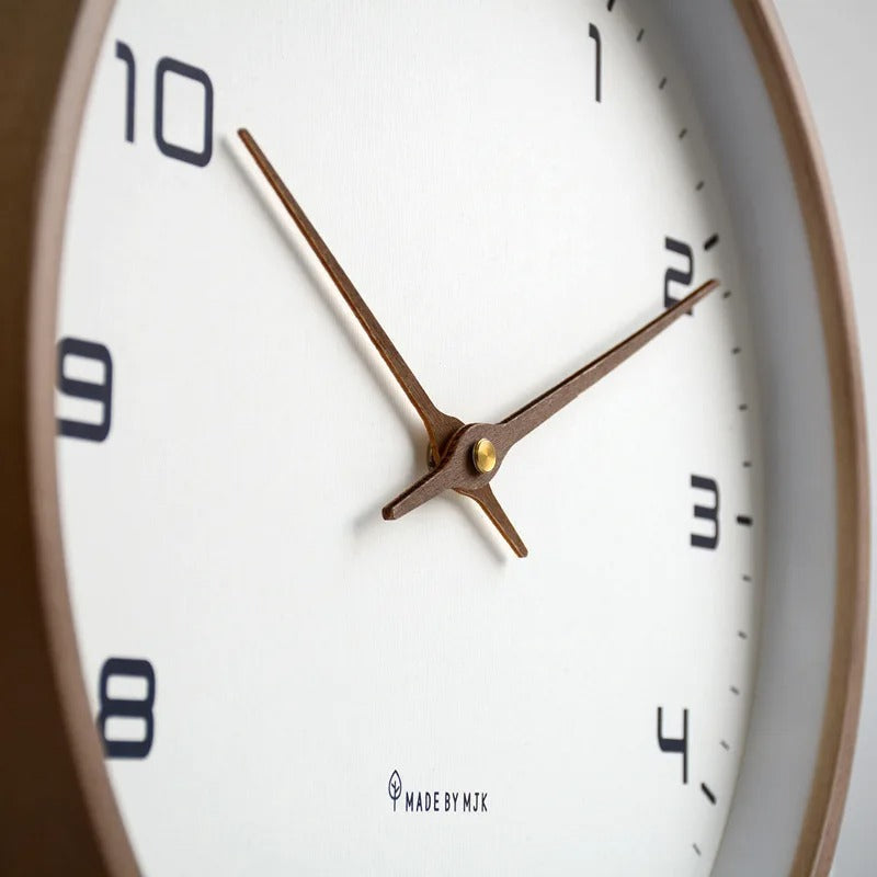 Nordic Metal and Resin Wall Clock