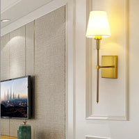 Fabric Shade Swing Wall Light