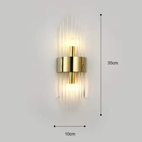 Crystal Drop Wall Light 45cm
