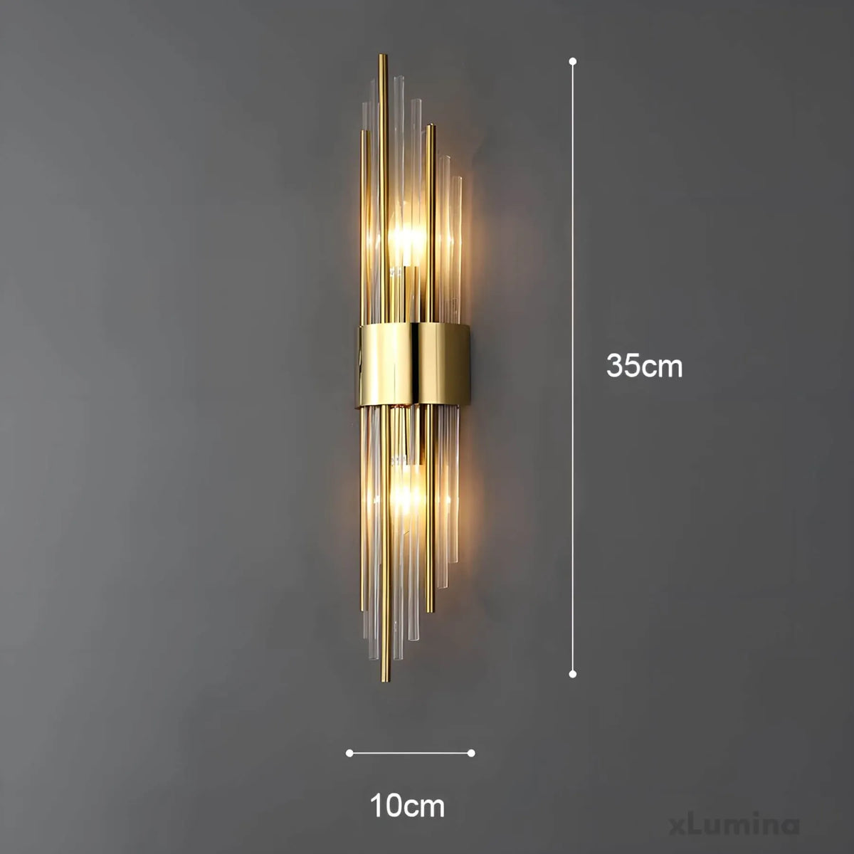 Crystal Drop Wall Light 45cm