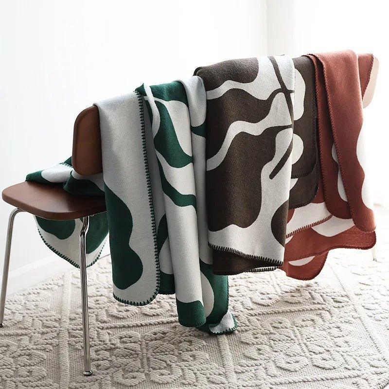 Abstract Bohemian Cotton Throw