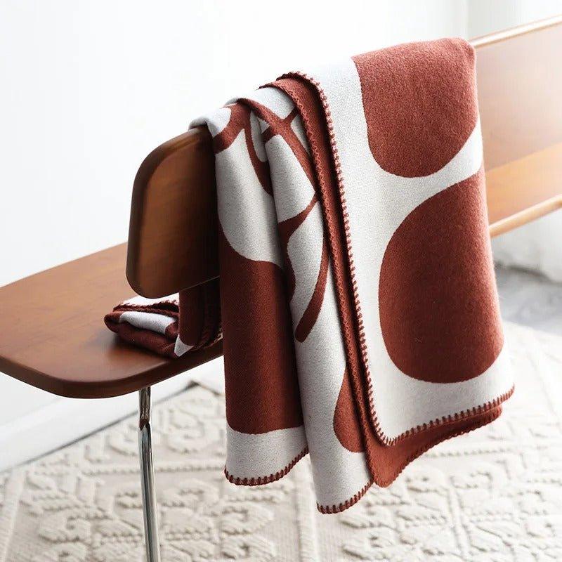 Abstract Bohemian Cotton Throw