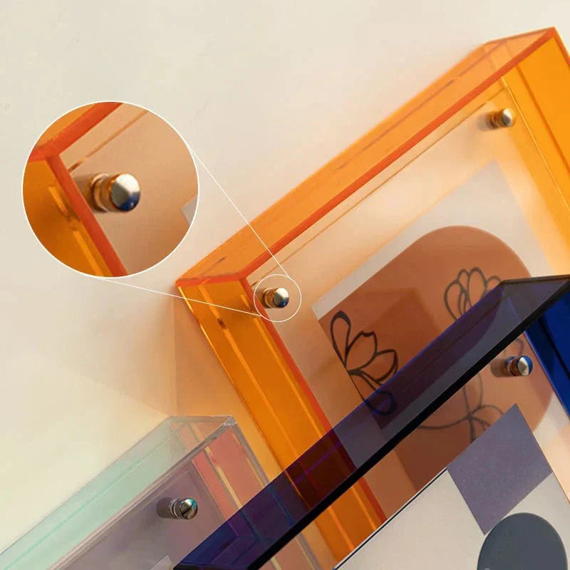 Acrylic Floating Photo Frame