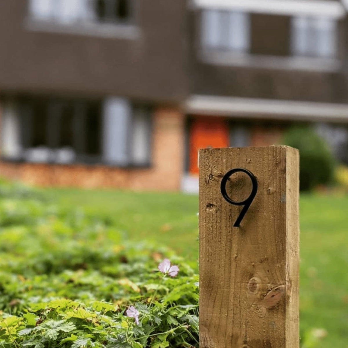 Black Metal House Numbers 10cm