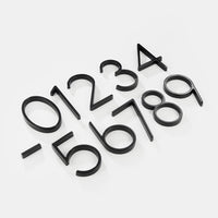 Black Metal House Numbers 10cm