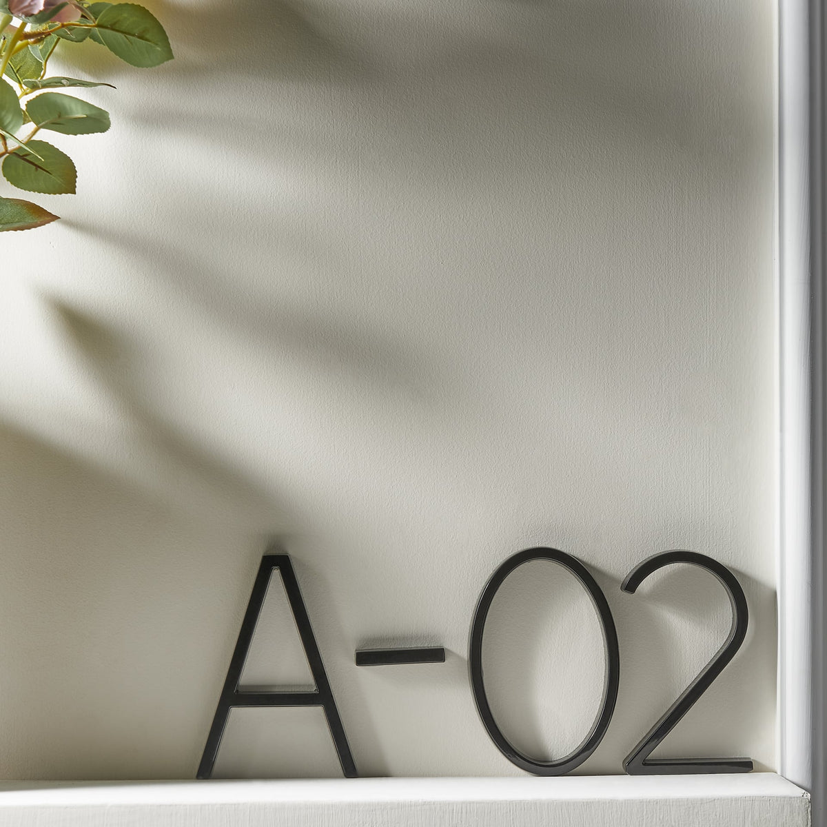 Black Metal House Numbers 10cm