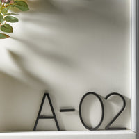 Black Metal House Numbers 10cm