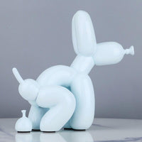 Seated Dog Resin Statue 22cm