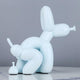 Seated Dog Resin Statue 22cm