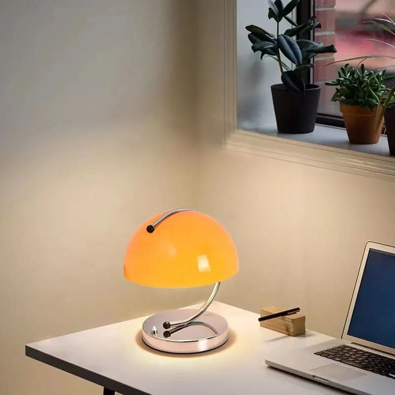 Mushroom Glass Table Lamp 40cm